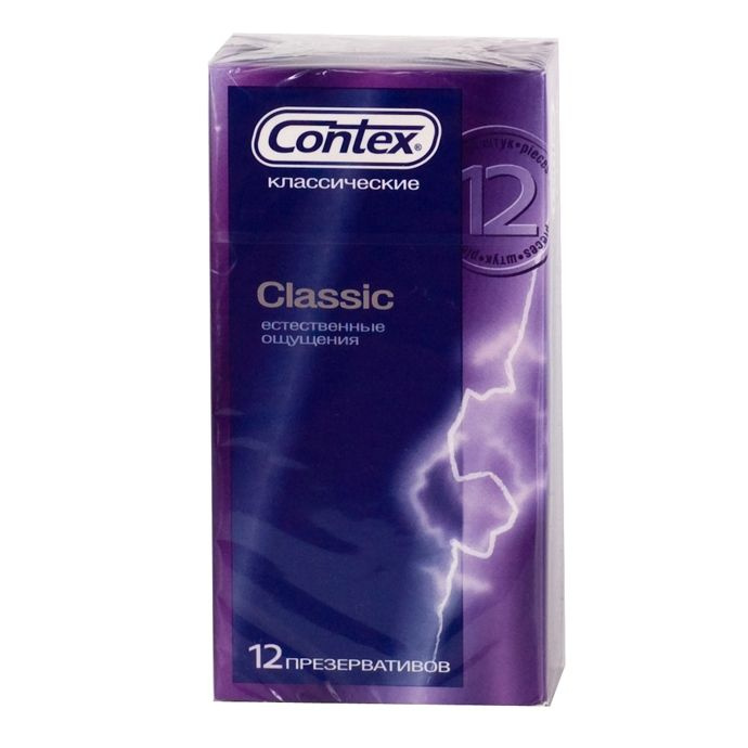 Презервативы CONTEX Classic - 12 шт. купить в секс шопе