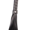 Черная многохвостая плеть Pleasure Whip - 46 см. купить в секс шопе
