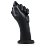 Черная, сжатая в кулак рука Fist Corps - 22 см. купить в секс шопе