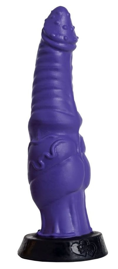 Фиолетовый фаллоимитатор  Гиппогриф small  - 21 см. купить в секс шопе