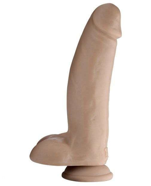 Большой гладкий фаллоимитатор Ready Steady Realistic Dildo - 26 см. купить в секс шопе