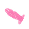 Розовый анальный стимулятор-фаллос - 12,3 см. купить в секс шопе