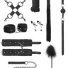 Черный игровой набор БДСМ Intermediate Bondage Kit купить в секс шопе