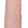 Упругий и рельефный фаллоимитатор на присоске ART-Style №23 - 21,5 см. купить в секс шопе