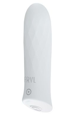Белый мини-вибратор Enif - 8,7 см. купить в секс шопе