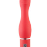 Красный анальный вибромассажёр из силикона - 27 см. купить в секс шопе
