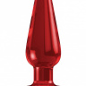 Красная анальная пробка Butt Plug Basic 3 Inch - 7,6 см. купить в секс шопе