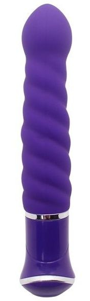 Фиолетовый спиралевидный вибратор ECSTASY Charismatic Vibe - 20,7 см. купить в секс шопе