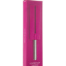 Розовая П-образная шлёпалка Leather Slit Paddle - 35 см. купить в секс шопе