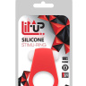 Красное эрекционное кольцо LIT-UP SILICONE STIMU RING 4 купить в секс шопе