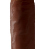 Коричневый фаллоимитатор-гигант на присоске 14  Cock - 36 см. купить в секс шопе