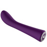 Фиолетовый вибромассажер для точки G Glimmer - 20,5 см. купить в секс шопе