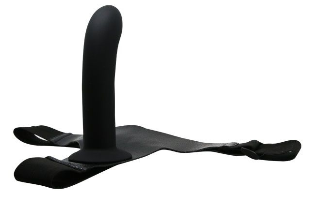 Страпон на эластичных ремнях Ultra Harness Karin Dildo - 16,8 см. купить в секс шопе