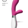 Розовый перезаряжаемый вибратор-кролик Achilles - 21 см. купить в секс шопе
