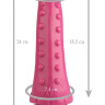 Розовый анальный фаллоимитатор - 24 см. купить в секс шопе