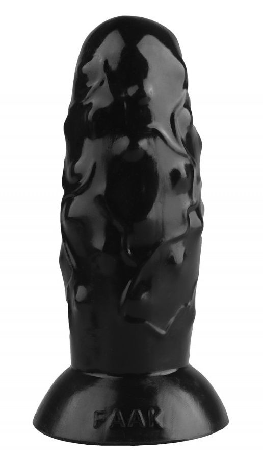 Черный анальный стимулятор - 17,5 см. купить в секс шопе