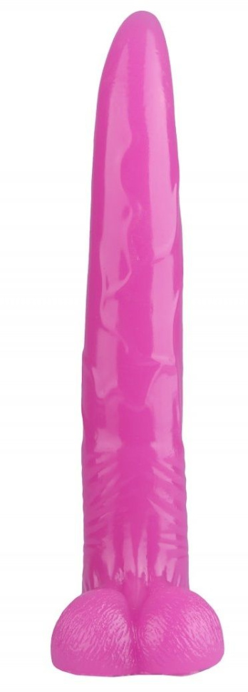 Розовый фаллоимитатор северного оленя - 25 см. купить в секс шопе