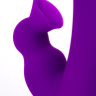Фиолетовый вибратор с вакуумной стимуляцией клитора JUM - 21 см. купить в секс шопе