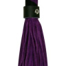 Фиолетовая замшевая плётка Bad Kitty Lila - 38 см. купить в секс шопе
