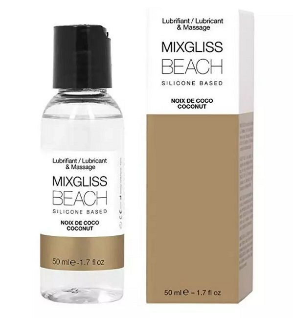 Смазка на силиконовой основе Mixgliss Beach - 50 мл. купить в секс шопе