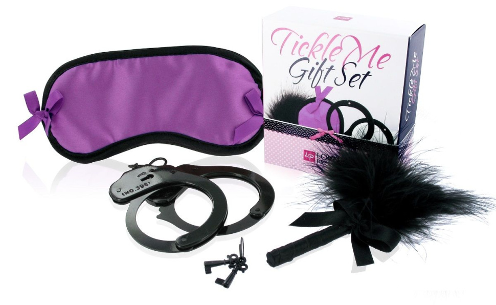 Любовный набор для пар LoversPremium Tickle Me Gift Set купить в секс шопе