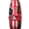 Красный анальный вибромассажёр с широкой головкой - 27 см. купить в секс шопе