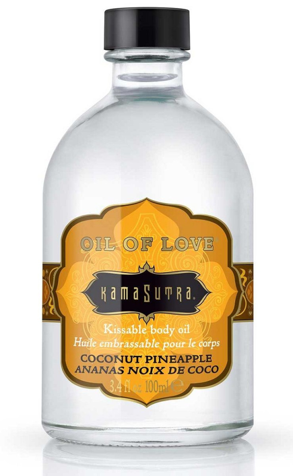 Масло для тела Oil Of Love Coconut Pineapple с ароматом кокоса и ананаса - 100 мл. купить в секс шопе
