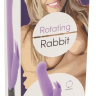 Сиреневый ротатор-кролик Rotating Rabbit - 26,2 см. купить в секс шопе