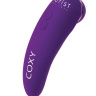 Фиолетовый бесконтактный стимулятор клитора Coxy с вибрацией купить в секс шопе