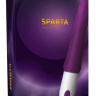Фиолетовый гибкий рельефный вибратор Sparta - 23 см. купить в секс шопе