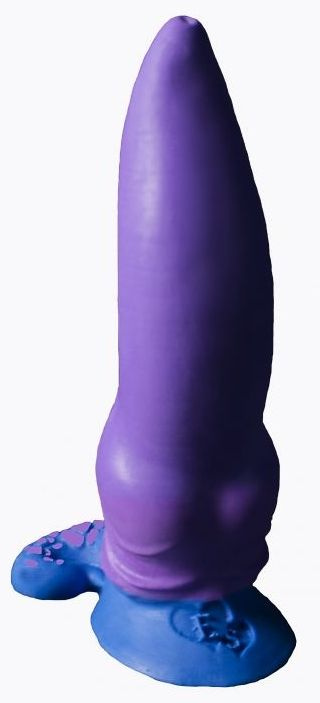 Фиолетовый фаллоимитатор  Зорг small  - 21 см. купить в секс шопе