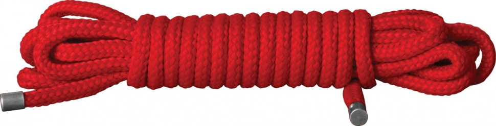 Красная веревка для бандажа Japanese rope купить в секс шопе