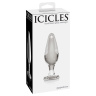 Стеклянный анальный стимулятор ICICLES №26 купить в секс шопе