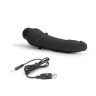 Черный анальный вибратор 7  Slim Anal Realistic Vibrator - 20 см. купить в секс шопе