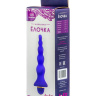Фиолетовая анальная ёлочка с вибрацией - 20 см. купить в секс шопе