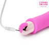 Розовый мини-вибратор для стимуляции эрогенных зон - 15,5 см. купить в секс шопе