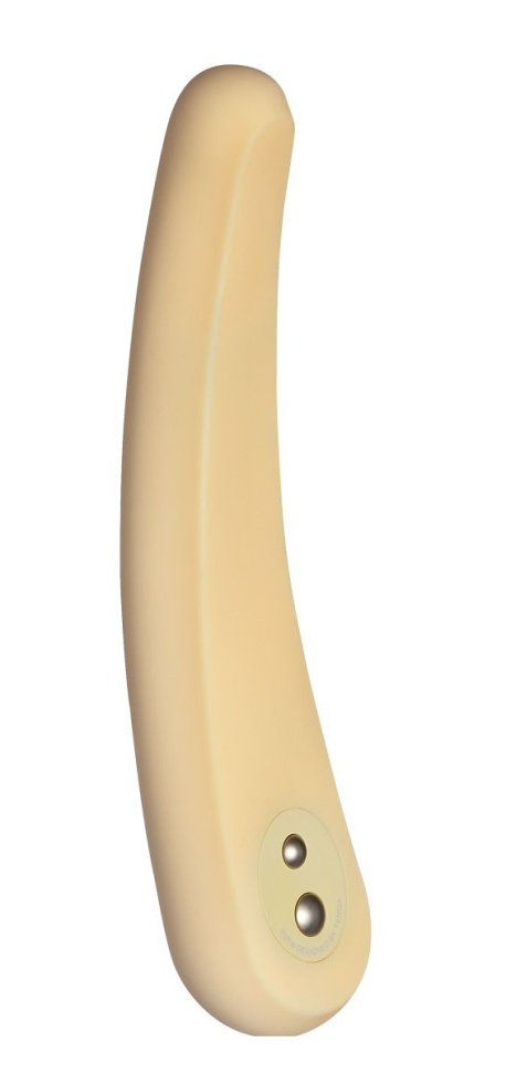 Жёлтый вибратор IROHA MIKAZUKI - 17,5 см. купить в секс шопе