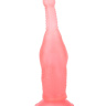 Розовый анальный стимулятор на присоске - 14,5 см. купить в секс шопе