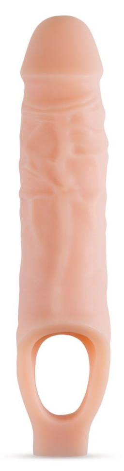 Телесный реалистичный фаллоудлинитель 9 Inch Silicone Cock Sheath Penis Extender - 22,86 см. купить в секс шопе