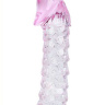 Розовая закрытая насадка на пенис BATMAN SLEEVE - 11,7 см. купить в секс шопе