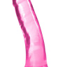 Розовый фаллоимитатор Hard N Happy - 13,9 см. купить в секс шопе