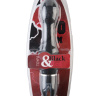 Чёрный анальный вибромассажёр из силикона - 27 см. купить в секс шопе