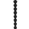 Чёрная анальная цепочка Anal Chain No.28 - 24,5 см. купить в секс шопе