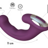 Фиолетовый вибратор Phoenix с вакуумной стимуляцией клитора - 18 см. купить в секс шопе