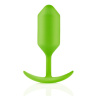 Лаймовая пробка для ношения B-vibe Snug Plug 3 - 12,7 см. купить в секс шопе
