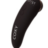Чёрный бесконтактный стимулятор клитора Coxy с вибрацией купить в секс шопе