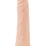 Телесный фаллоимитатор реалистичной формы с присоской - 17,5 см. купить в секс шопе