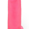 Розовый фаллоимитатор-реалистик на присоске - 16,5 см. купить в секс шопе