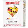 Жёлтые презервативы Masculan Ultra Tutti-Frutti с фруктовым ароматом - 3 шт. купить в секс шопе