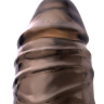 Дымчатая фаллическая насадка с подхватом и закрытой головкой - 16,2 см. купить в секс шопе